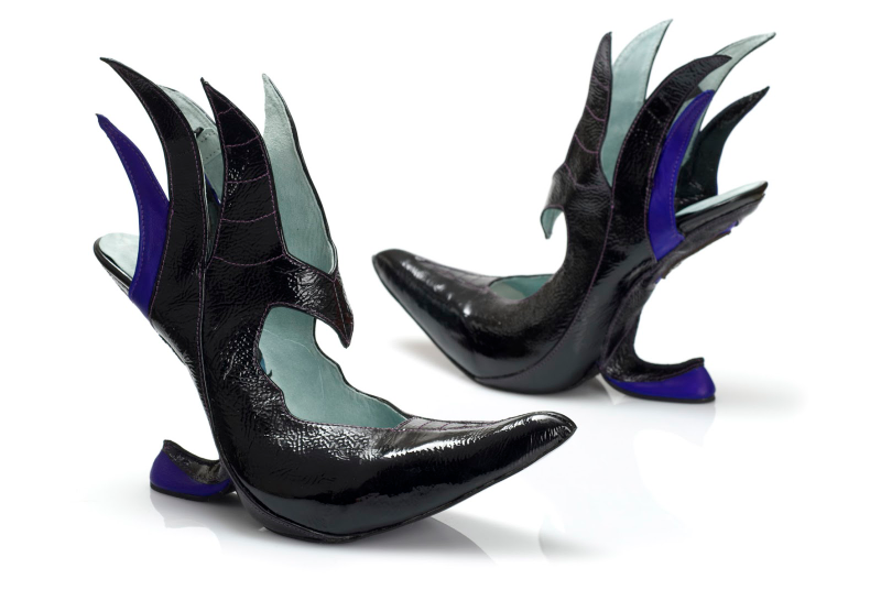 Illustration for article titled Stomp all over princesses in these Disney villain shoes